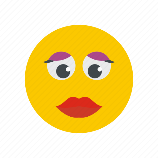 Emoticon, face, girl, happy, smile, smiley, woman icon - Download on Iconfinder