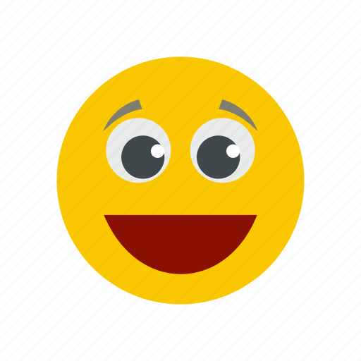 Cartoon, cheerful, emoticon, face, happy, smile, smiley icon - Download on Iconfinder