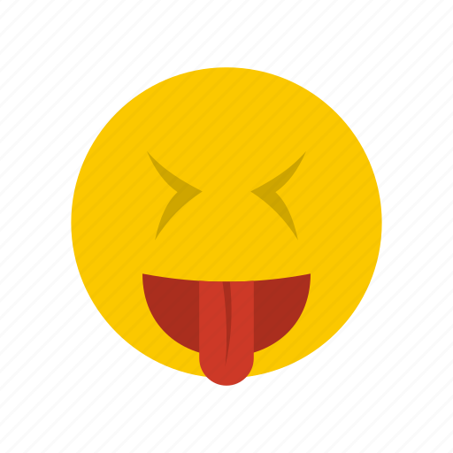 Cartoon, emoticon, face, happy, smile, smiley, tongue icon - Download on Iconfinder