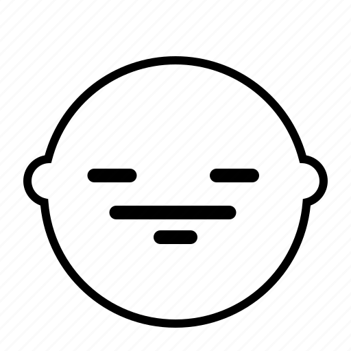 Boredom, emoji, face, emotion icon - Download on Iconfinder