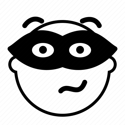 Burglar, emoji, face, emotion icon - Download on Iconfinder