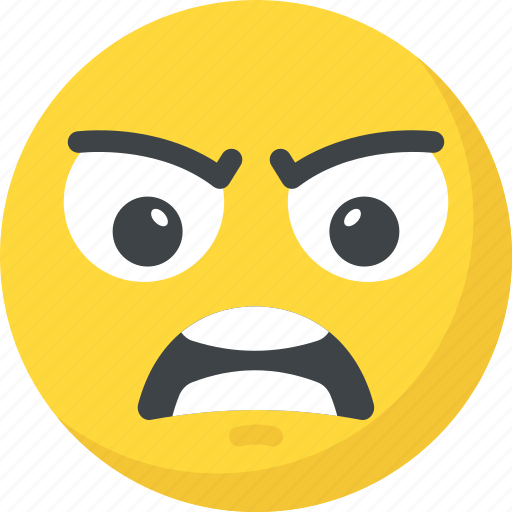 Emoji, emoticon, grimacing face, irritated, open mouth icon - Download on Iconfinder