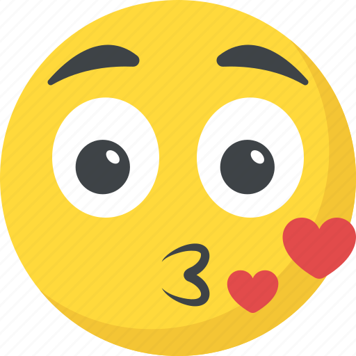 Amorousness, cheerful, kiss emoji, romantic, smiley icon - Download on Iconfinder