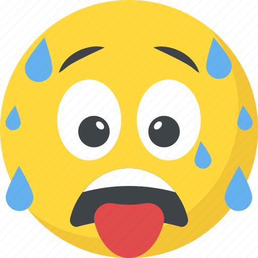 Emoji, emoticon, exhausted, tired emoji, tired face icon - Download on Iconfinder