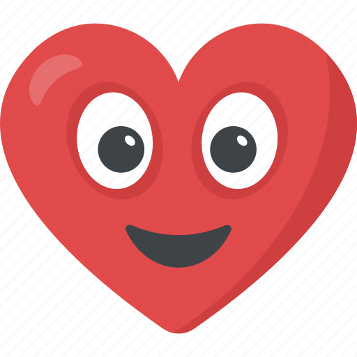 Adorable, emotions, heart emoji, in love, valentine icon - Download on Iconfinder