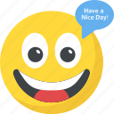 chat bubble, chat smiley, chatting, emoticon, happy smiley 
