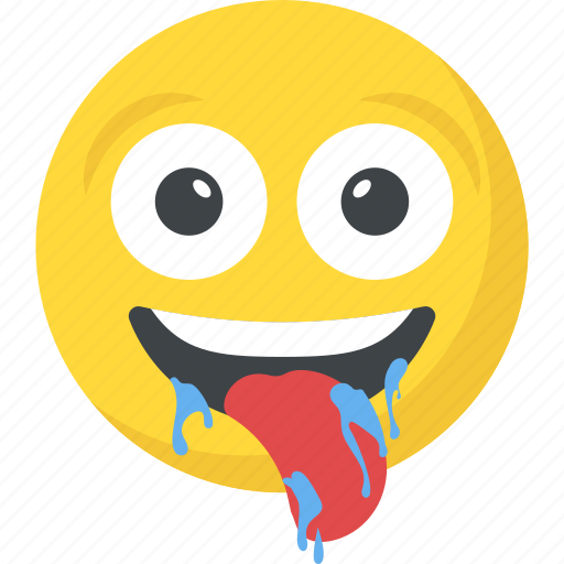 Drooling face, emoji, emoticon, hungry, naughty icon - Download on Iconfinder