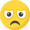 depressed, disappointed, emoji, sad emoji, unamused face