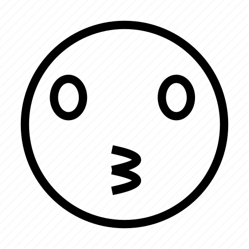 Emoji, emoticon, face, kissed, smiley icon - Download on Iconfinder