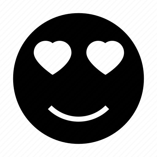 Emoji, emoticon, face, heartglasses, love icon - Download on Iconfinder
