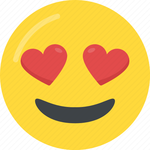 Emoji, emoticon, feeling loved, happy smiley, in love, valentine icon - Download on Iconfinder