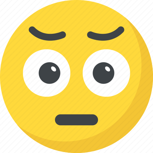 Anguished face, anxious face, confused, pensive face, surprised icon - Download on Iconfinder