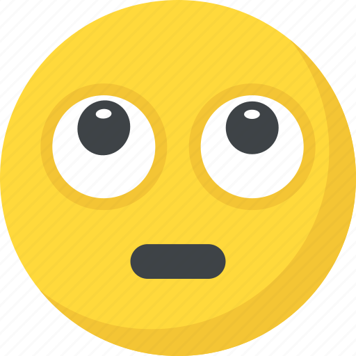 Annoyed, bored face, emoji, rolling eyes, tired face icon - Download on Iconfinder