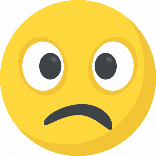 Depressed, emoticon, sad face, sad smiley, unhappy icon - Download on Iconfinder