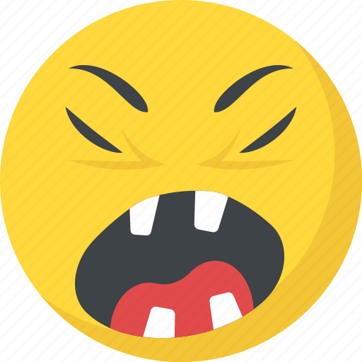 Angry, annoyed, emoji, sad smiley, worried icon - Download on Iconfinder