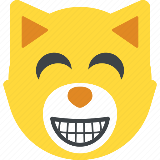 Bear emoji, bear face, emoji, emoticon, laughing icon - Download on Iconfinder