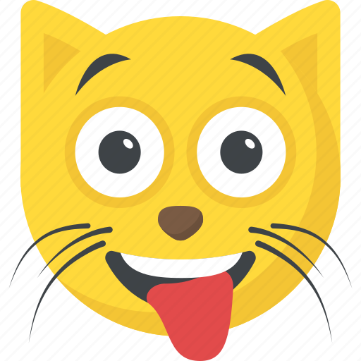 Cat emoji, cat face, cheeky, expressions, naughty icon - Download on Iconfinder