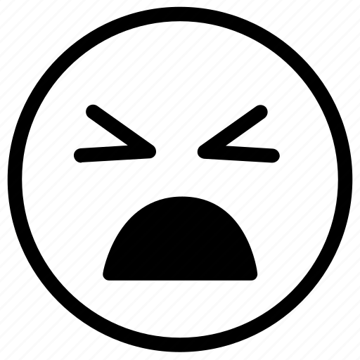 Angry, emoji, smiley face, unhappy, upset icon - Download on Iconfinder