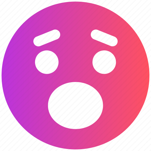 Amazed face, emoticons, emotion, expression, sad, smiley, worried icon - Download on Iconfinder
