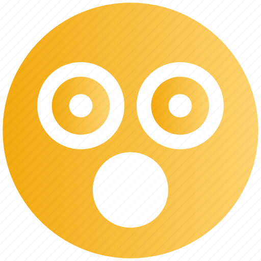 Emoji, emoticon, expression, face, shocked, shocked face, smiley icon - Download on Iconfinder