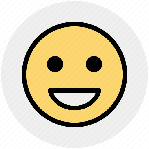 Emoticon, emotion, expression, face, happy, laugh, smile icon - Download on Iconfinder
