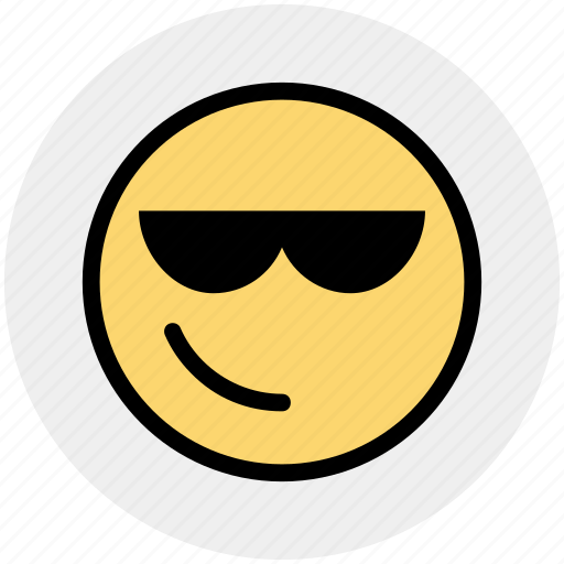 Attitude, emoji, expression, face, facial, glasses, smiley icon - Download on Iconfinder