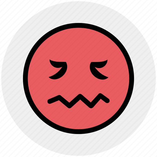 Angry, emoji, expression, face, sad, sadness, unhappy icon - Download on Iconfinder