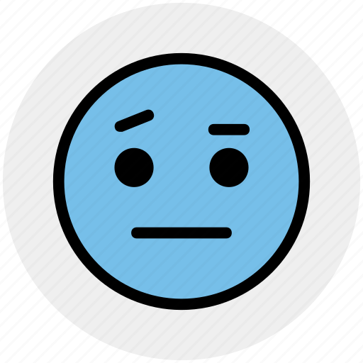 Angry, emoticons, emotion, face smiley, sad, smiley, speechless icon - Download on Iconfinder