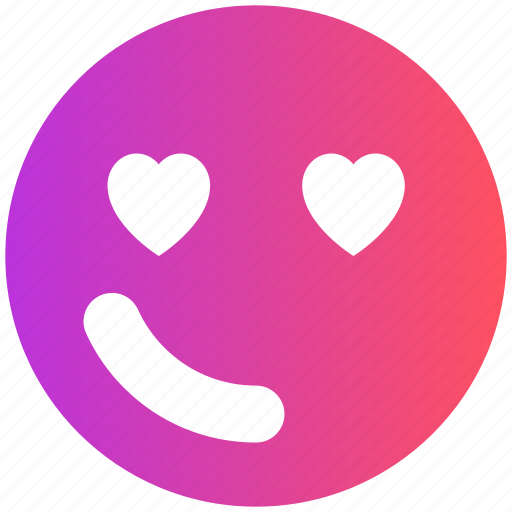 Emoji, emoticons, expression, face, heart, love, smiley icon - Download on Iconfinder