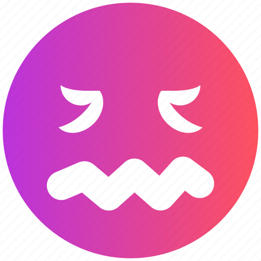 Emoticons, emotion, expression, lip seal, lour, sad, smiley icon - Download on Iconfinder