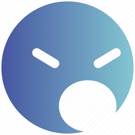 Angey, emoji, emotion, emotions, face, sad, unhappy icon - Download on Iconfinder