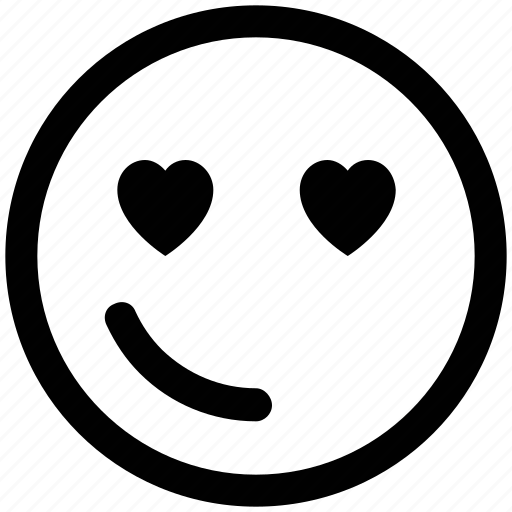 .svg, emoji, emoticons, face, heart, love, smiley icon - Download on Iconfinder