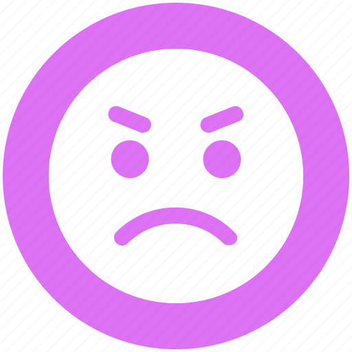 Angry, emoticons, emotion, expression, gaze emoticon, smiley, stare emoticon icon - Download on Iconfinder