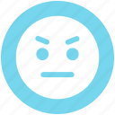 angry, angry smiley, emoticons, emotion, expression, face smiley, stare emoticon