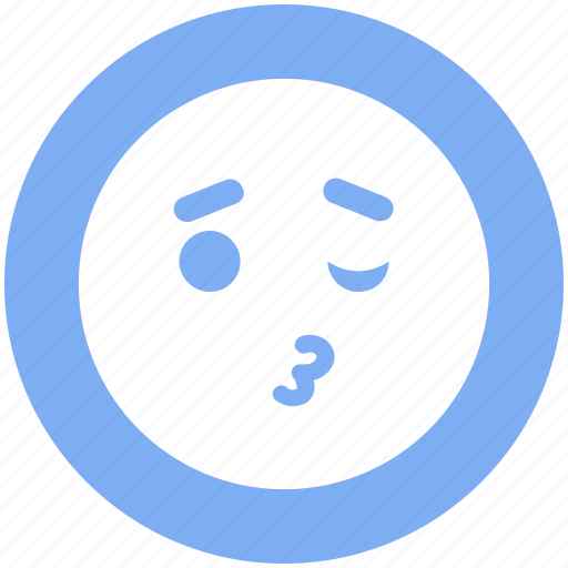 Emoji, expression, eyes, face, kissing, love, with icon - Download on Iconfinder