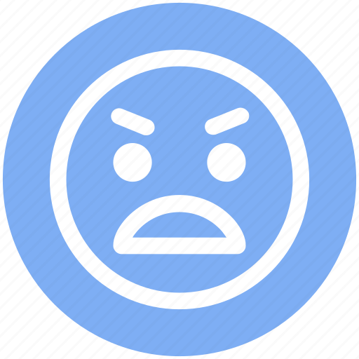 Emoticons, emotion, expression, gaze emoticon, rage, smiley, stare emoticon icon - Download on Iconfinder