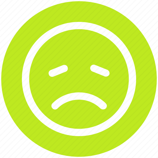 Bemused face, emoticons, emotion, expression, nodding, sad face, smiley icon - Download on Iconfinder