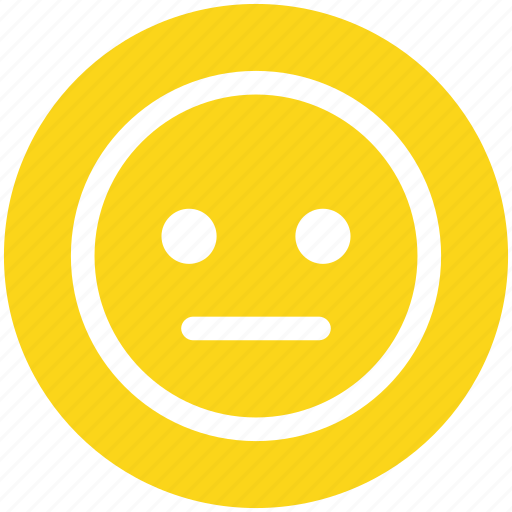 Boring, dull, emoticons, emotion, face smiley, smiley, stare emoticon icon - Download on Iconfinder