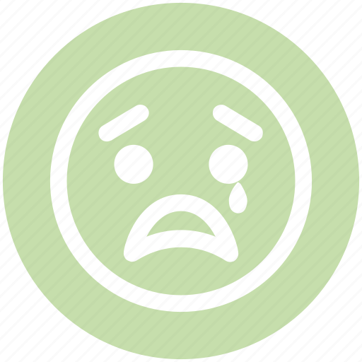 Crying, emoticons, emotion, face smiley, sad, smiley, weeping icon - Download on Iconfinder