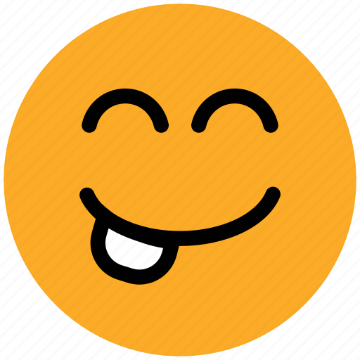 Cheeky, emoticons, emotion, expression, face smiley, smiley, twinkle icon - Download on Iconfinder