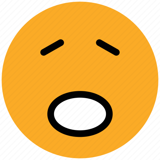 Amazed face, sad, worried, yawn icon - Download on Iconfinder