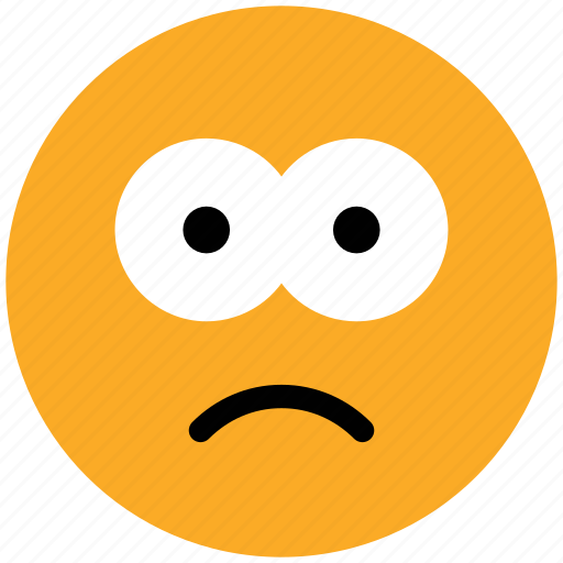 Bemused face, confused, gaze emoticon, stare emoticon icon - Download on Iconfinder