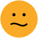 bemused face, emoticons, emotion, expression, face smiley, smiley, stare emoticon