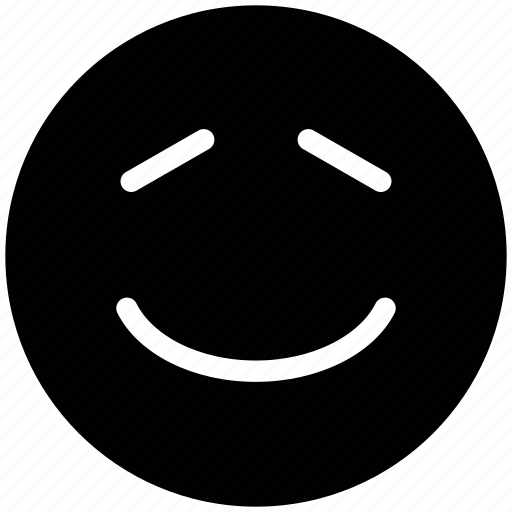Emoticon, emoticons, emotion, face, happy, nodding, smile icon - Download on Iconfinder