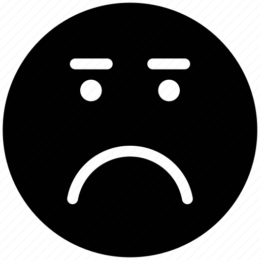 Angry, bemused face, confused, emoticons, eyebrows, furrow, smiley icon - Download on Iconfinder
