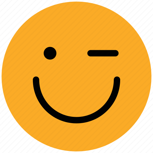 Emoticons, face, happy, smile, smiley, twinkle emotions, wink icon - Download on Iconfinder