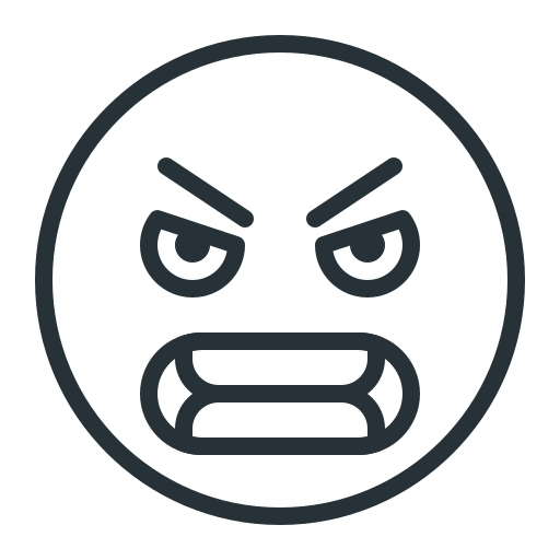 Angry, emoji, evil, face, hatred icon - Free download
