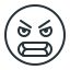 angry, emoji, evil, face, hatred 