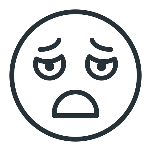 Chagrin, emoji, face, sad, sick icon - Free download