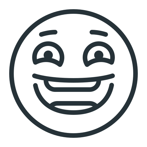 Laughter, lol, positive, smile, smiley icon - Free download